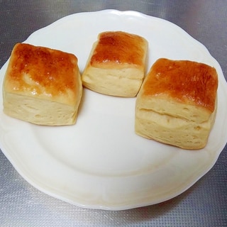 手ごねで作る、パヴェ（ミルクパン）